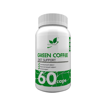 NaturalSupp - Экстракт зеленого кофе 400мг (GREEN COFFEE), 60 капсул