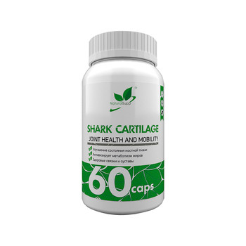 NaturalSupp - Экстракт акульего хряща (Shark Cartilage), 60 капсул