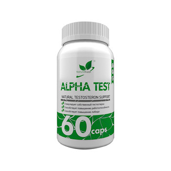 NaturalSupp - Альфа тест (Alpha test), 60 капсул