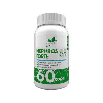 NaturalSupp - Комплекс для почек и мочеполовой системы (Nephros Forte), 60 капсул